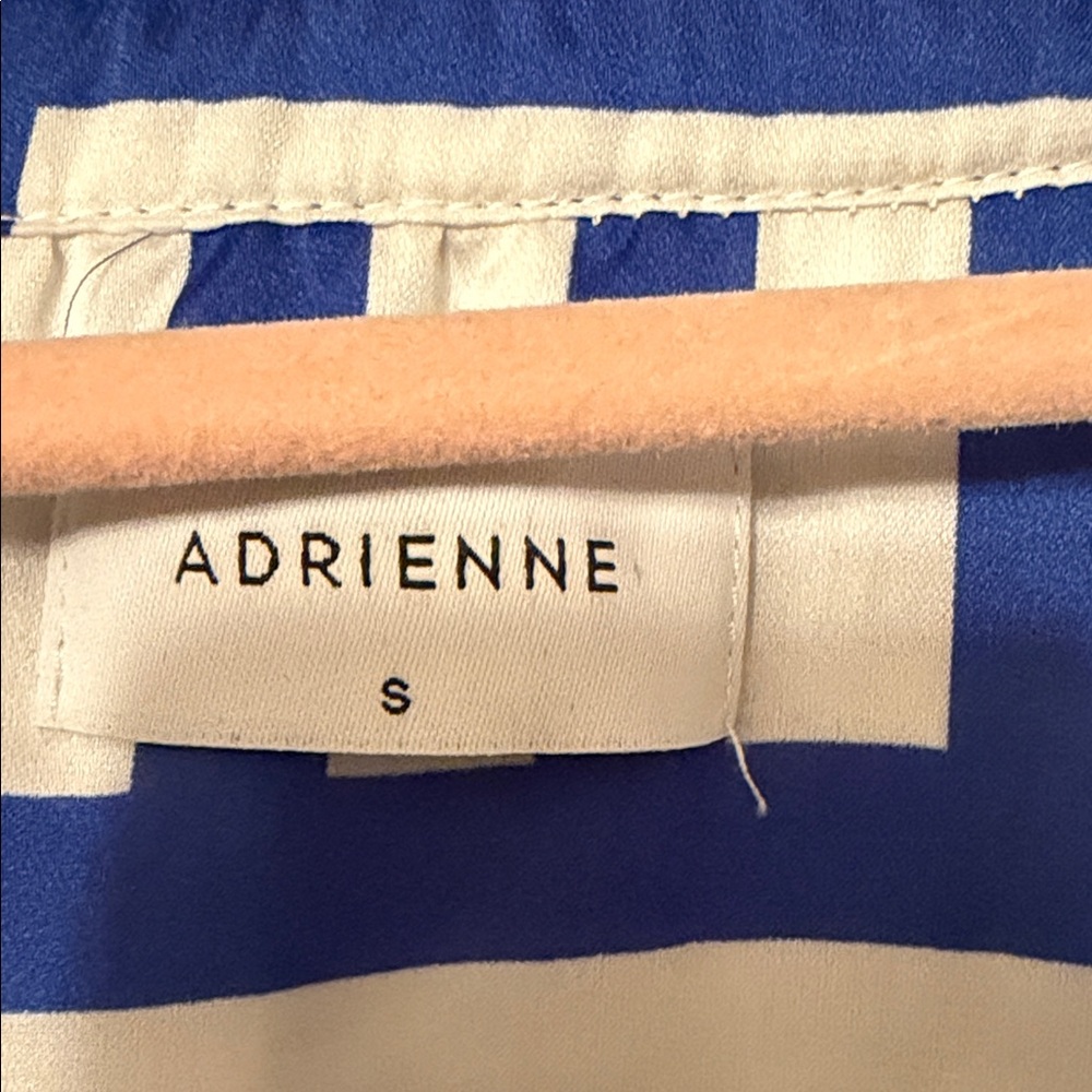 Adrienne Navy and Ivory Patterned Dress - Picture 2 of 5